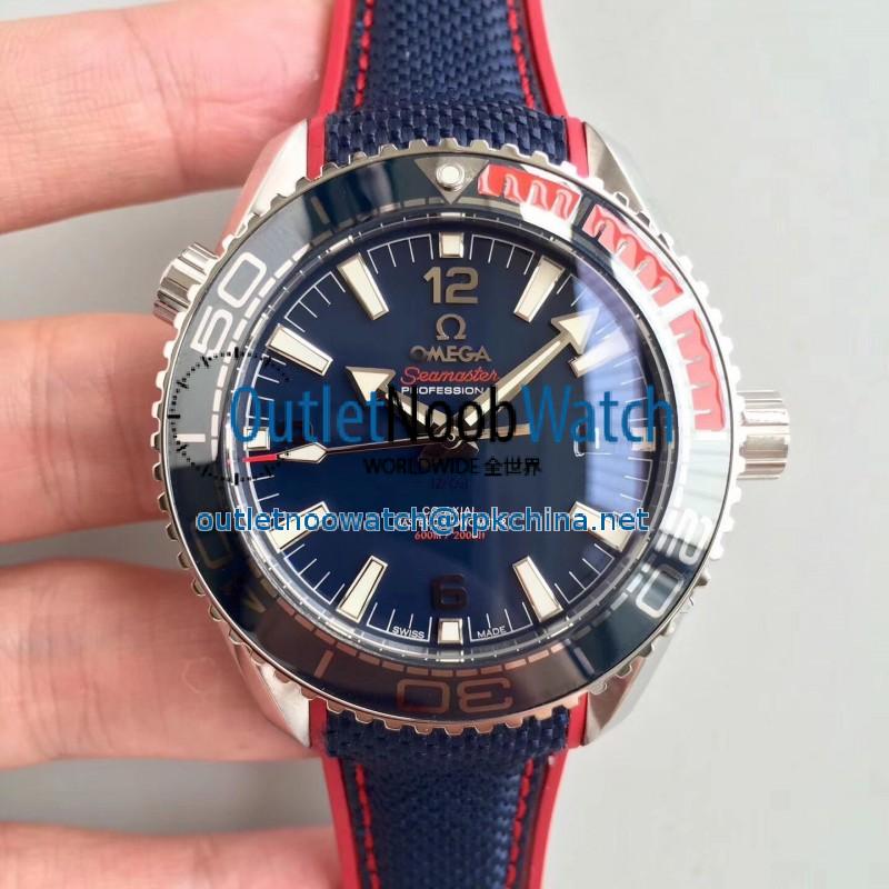 Replica Omega Seamaster Planet Ocean 600M Pyeongchang 2018 522.32.44.21.03.001 OM Stainless Steel Blue Dial Swiss 8900