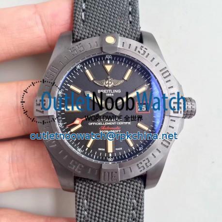 Replica Breitling Avenger Blackbird 44 V1731110/BD74/109W/M20BASA.1 ZF Titanium Black Dial Swiss 2824-2