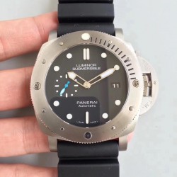 Replica Panerai Luminor Submersible 1950 3 Days Automatic PAM 1305 ZF Titanium Black Dial Swiss P9010