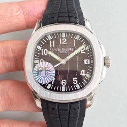 Replica Patek Philippe Aquanaut Jumbo 5167A-001 PF Stainless Steel Brown Dial Swiss 324SC