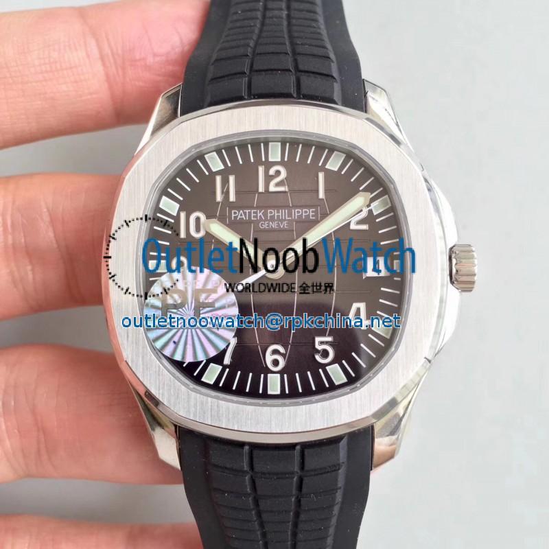 Replica Patek Philippe Aquanaut Jumbo 5167A-001 PF Stainless Steel Brown Dial Swiss 324SC