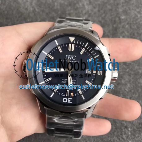 Replica IWC Aquatimer Jacques-Yves Cousteau IW329005 V6 V2 Stainless Steel Blue Dial M9015