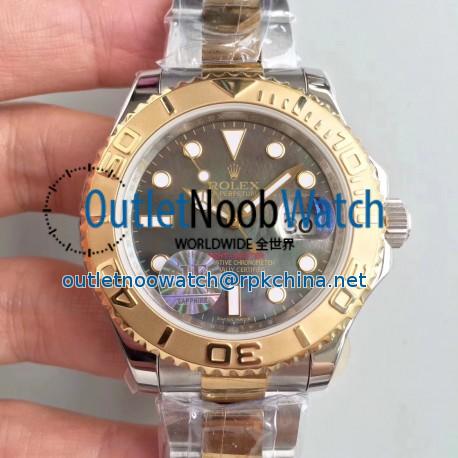 Replica Rolex Yacht-Master 40 116622 JF Stainless Steel & Yellow Gold Anthracite Dial Swiss 2836-2