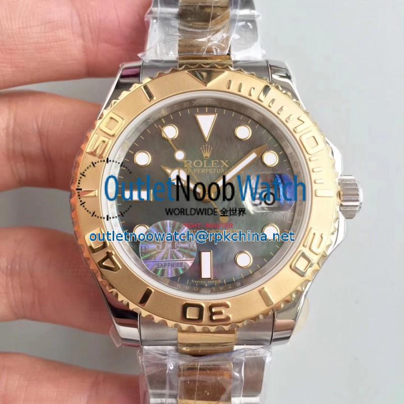 Replica Rolex Yacht-Master 40 116622 JF Stainless Steel & Yellow Gold Anthracite Dial Swiss 2836-2