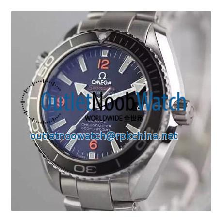 Replica Omega Seamaster Planet Ocean 42MM Stainless Steel Black Dial Swiss 8500