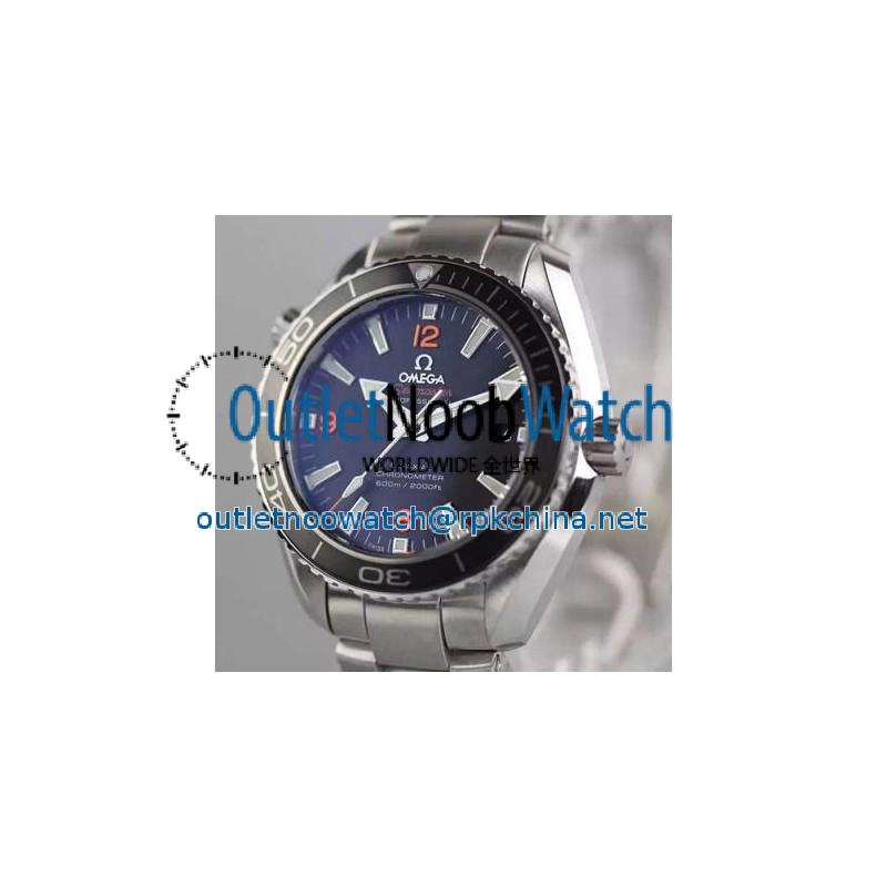 Replica Omega Seamaster Planet Ocean 42MM Stainless Steel Black Dial Swiss 8500