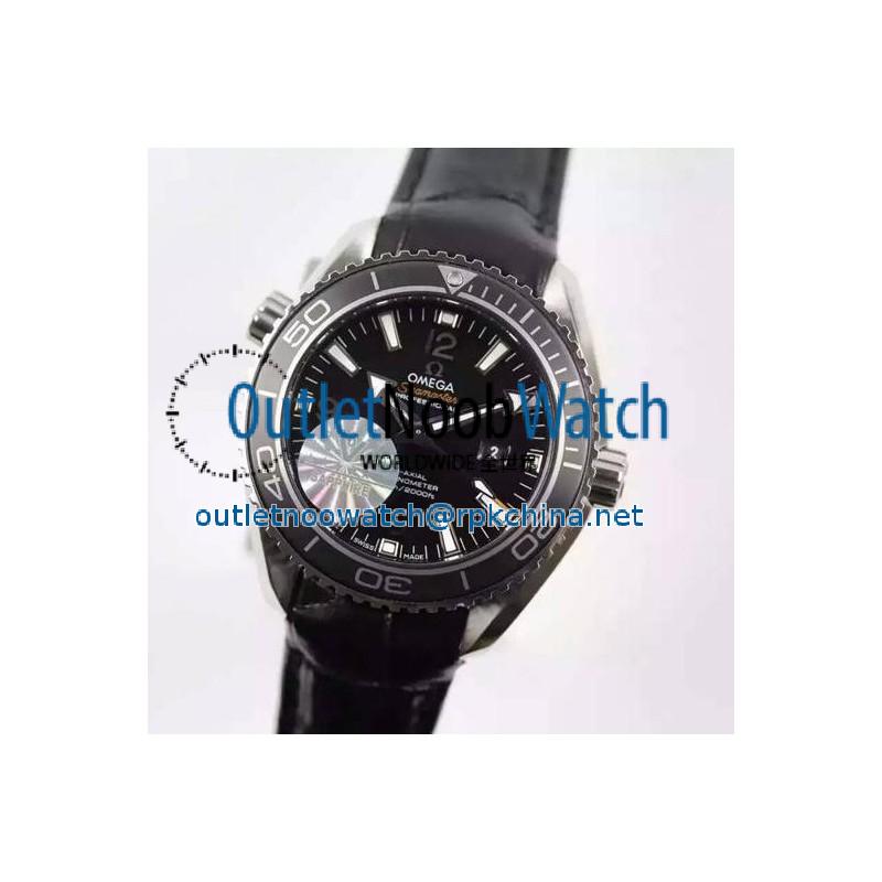 Replica Omega Planet Ocean Professional Lady 37MM Stainless Steel Black Dial Swiss movement 8520