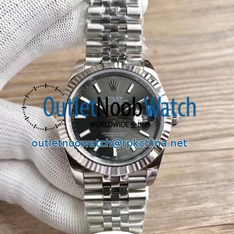 Replica Rolex Datejust II 126334 41MM RE Stainless Steel Anthracite Dial Swiss 3235