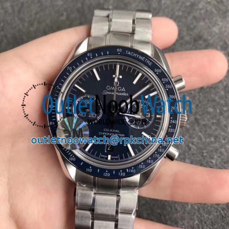 Replica Omega Speedmaster Moonwatch Co-Axial Chronograph 44.25MM 311.90.44.51.03.001 OM V2 Stainless Steel Blue Dial Swiss 9300