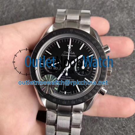 Replica Omega Speedmaster Moonwatch Co-Axial Chronograph 44.25MM 311.30.44.51.01.002 OM V2 Stainless Steel Black Dial Swiss 9300