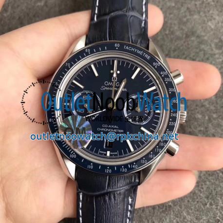 Replica Omega Speedmaster Moonwatch Co-Axial Chronograph 44.25MM 311.93.44.51.03.001 OM V2 Stainless Steel Blue Dial Swiss 9300