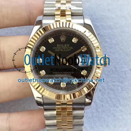 Replica Rolex Datejust II 126333 41MM N Stainless Steel & Yellow Gold Black Dial Swiss 2836-2