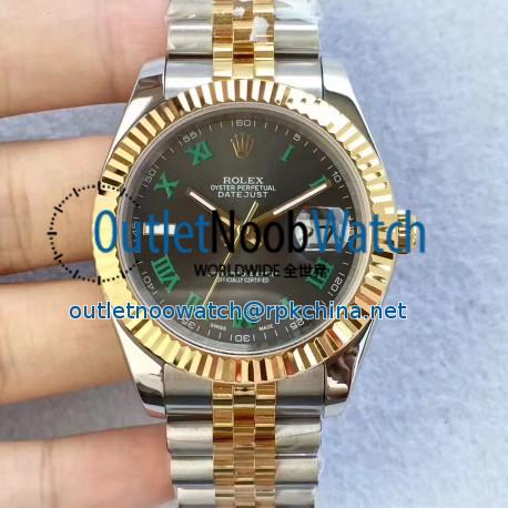 Replica Rolex Datejust II 126333 41MM N Stainless Steel & Yellow Gold Black Dial Swiss 2836-2