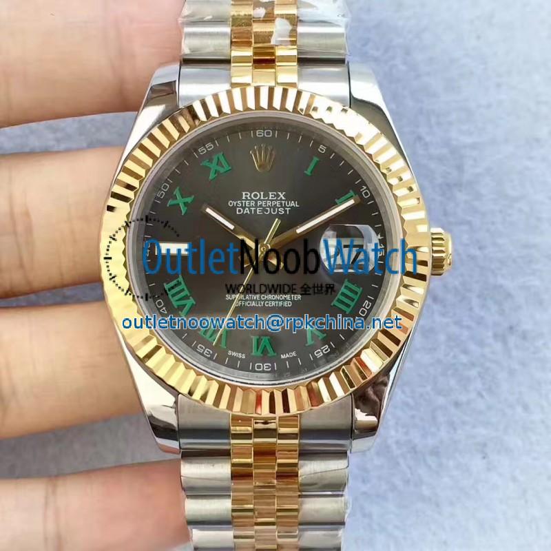 Replica Rolex Datejust II 126333 41MM N Stainless Steel & Yellow Gold Black Dial Swiss 2836-2