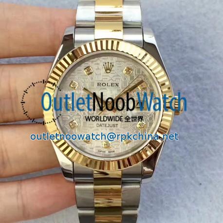 Replica Rolex Datejust II 126333 41MM N Stainless Steel & Yellow Gold Silver Dial Swiss 2836-2