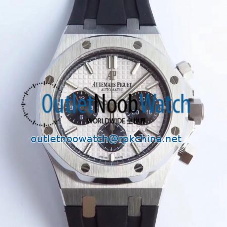 Replica Audemars Piguet Royal Oak Chronograph 26331 JH Stainless Steel Silver Dial Swiss 7750