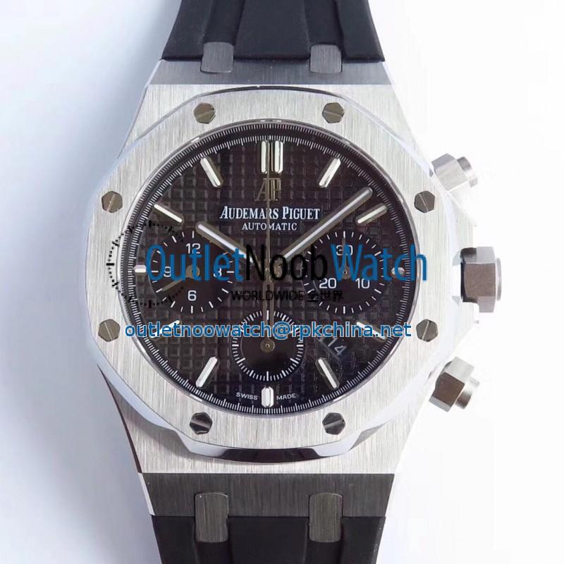 Replica Audemars Piguet Royal Oak Chronograph 26331 JH Stainless Steel Black Dial Swiss 7750