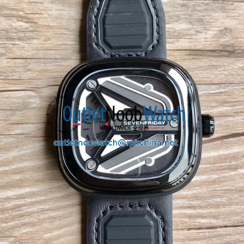 Replica SevenFriday M3/01 N PVD Grey Dial Miyota 8215