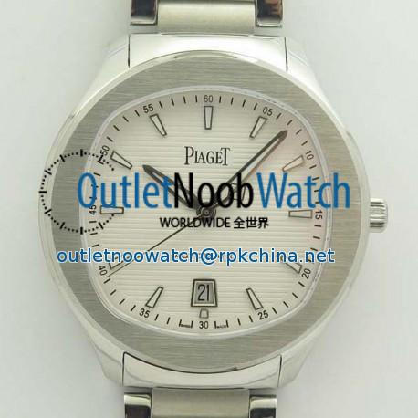 Replica Piaget Polo G0A41001 3A Stainless Steel White Dial Swiss 1110P