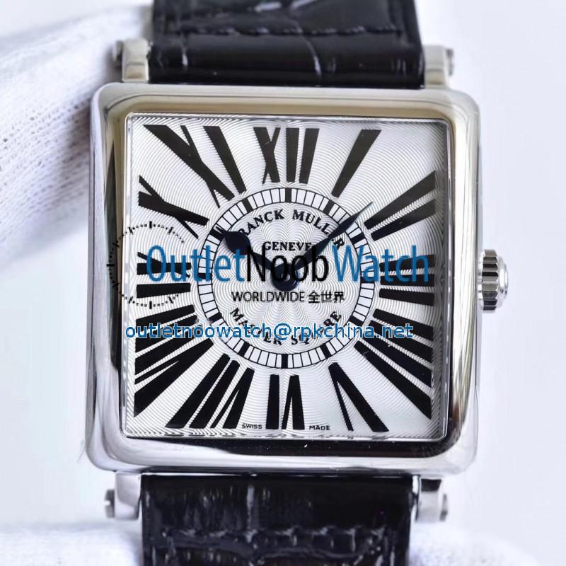 Replica Franck Muller Master Square Ladies 6002 M QZ R GF Stainless Steel White Dial Swiss Quartz