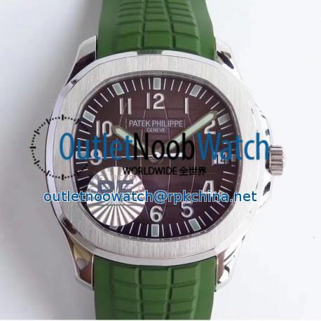 Replica Patek Philippe Aquanaut Jumbo 5167A-001 PF Stainless Steel Brown Dial Swiss 324SC