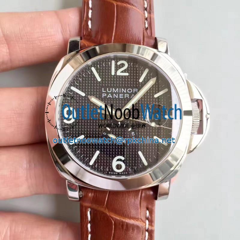 Replica Panerai Luminor Power Reserve PAM027 N Stainless Steel Black Dial Swiss 2824-2