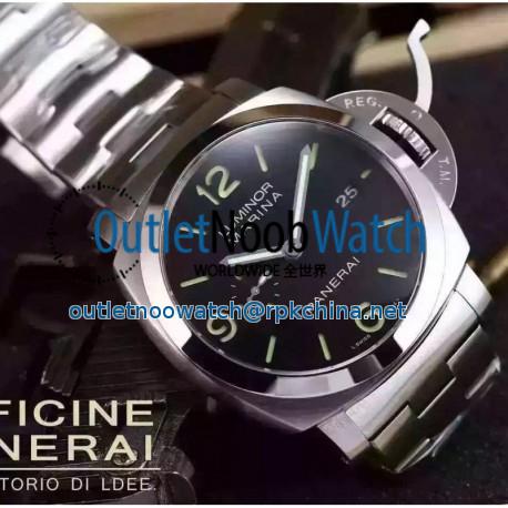 Replica Panerai Luminor Marina 1950 3 Days Automatic Acciaio PAM328 SF V5 Stainless Steel Black Dial Swiss P9000