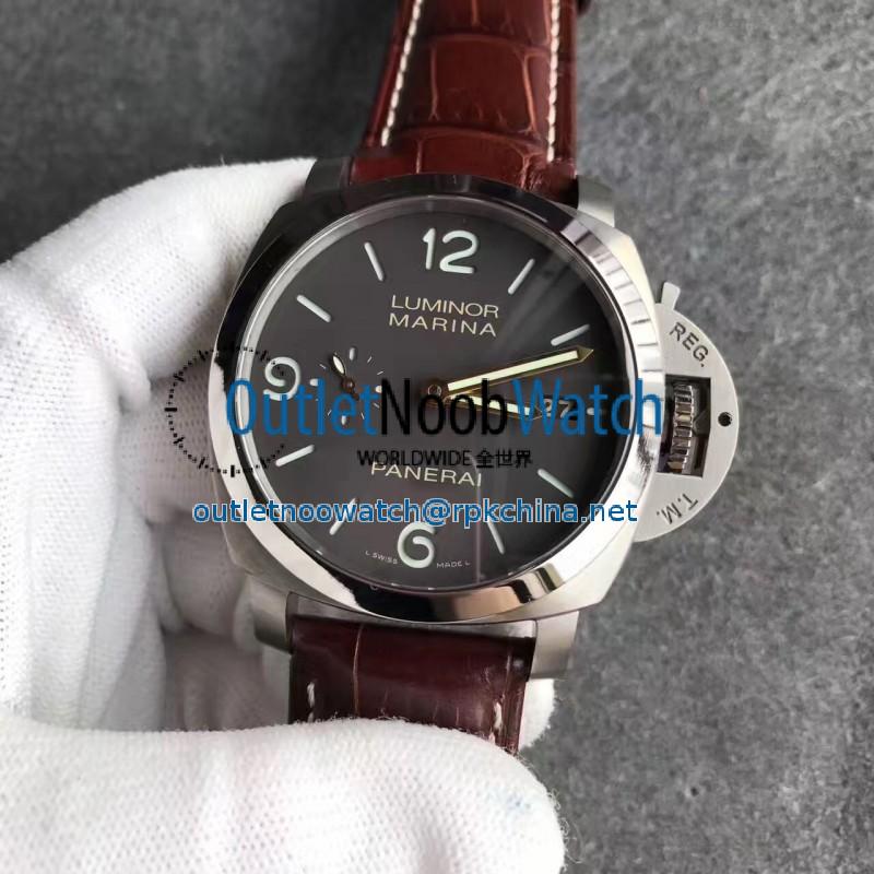 Replica Panerai Luminor Marina 1950 PAM351 VS Stainless Steel Black Dial Swiss P9000