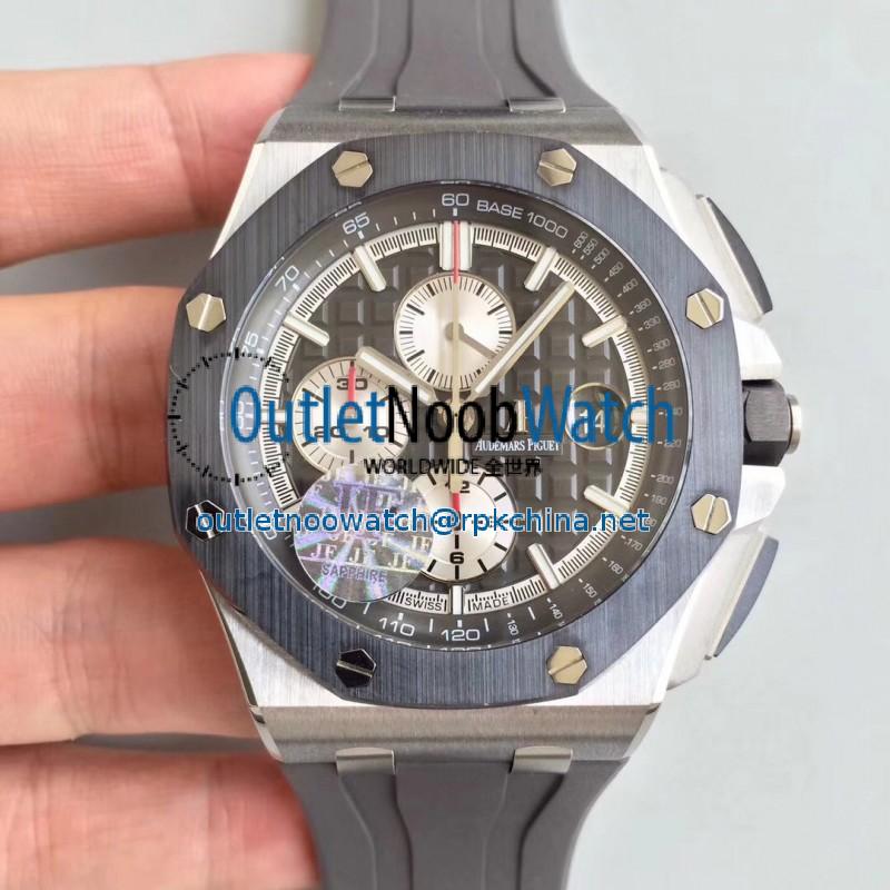 Replica Audemars Piguet Royal Oak Offshore 26400IO.OO.A004CA.01 JF V2 Stainless Steel Black Dial Swiss 3126