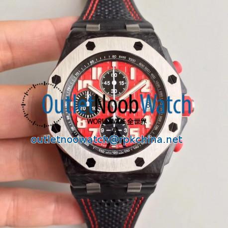 Replica Audemars Piguet Royal Oak Offshore Singapore GP F1 26190OS.OO.D003CU.01 JF V2 Forged Carbon Red Dial Swiss 7750