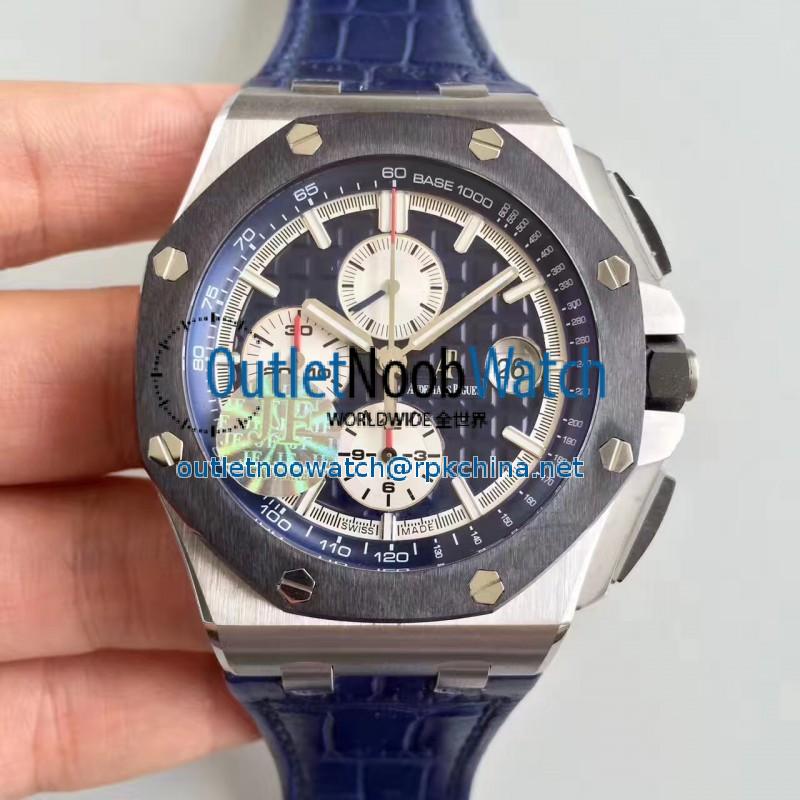 Replica Audemars Piguet Royal Oak Offshore 26401PO.OO.A018CR.01 JF V2 Stainless Steel Blue Dial Swiss 3126