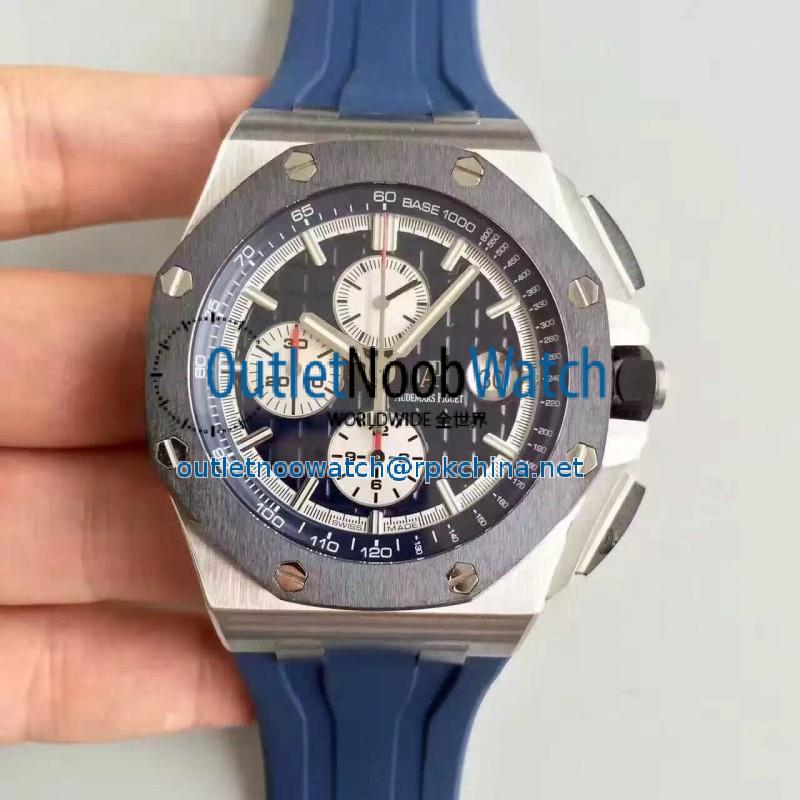 Replica Audemars Piguet Royal Oak Offshore 26401PO.OO.A018CR.01 JF V2 Stainless Steel Blue Dial Swiss 3126