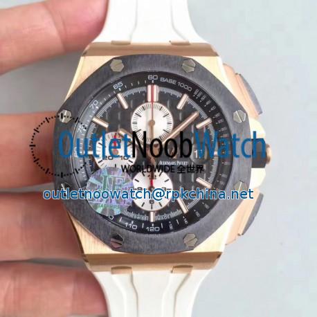 Replica Audemars Piguet Royal Oak Offshore 26401RO.OO.A002CA.01 JF V2 Rose Gold Black Dial Swiss 3126