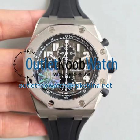 Replica Audemars Piguet Royal Oak Offshore 50th 26034TS.00.D001IN.01 JF V2 Stainless Steel Grey Dial Swiss 7750