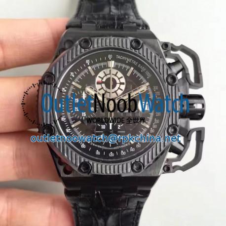 Replica Audemars Piguet Royal Oak Offshore Survivor 26165IO.OO.A002CA.01 JF V2 Titanium Black Dial Swiss 7750