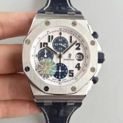 Replica Audemars Piguet Royal Oak Offshore Navy 26170ST.OO.D305CR.01 JF V2 Stainless Steel White Dial Swiss 7750