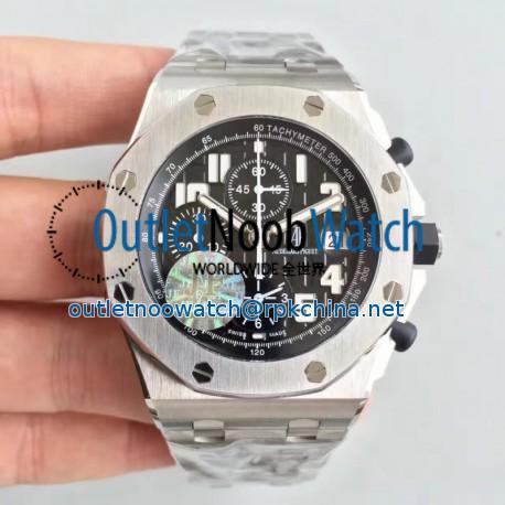 Replica Audemars Piguet Royal Oak Offshore 26170ST.OO.1000ST.08 JF V2 Stainless Steel Black Dial Swiss 7750