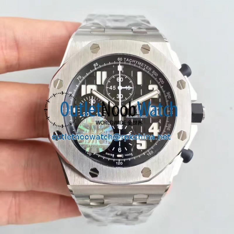 Replica Audemars Piguet Royal Oak Offshore 26170ST.OO.1000ST.08 JF V2 Stainless Steel Black Dial Swiss 7750