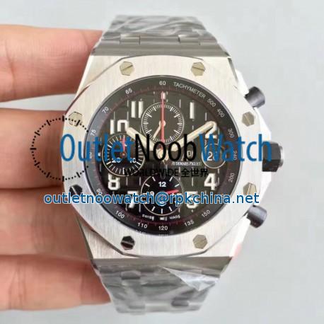 Replica Audemars Piguet Royal Oak Offshore 26470ST.OO.A101CR.01 JF V2 Stainless Steel Black Dial Swiss 3126