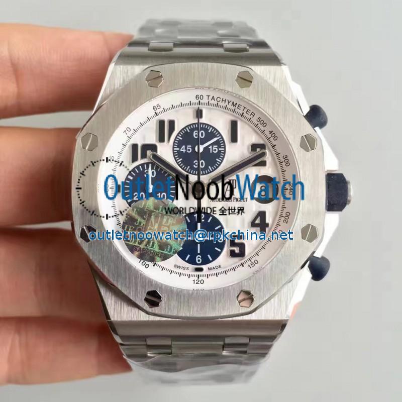 Replica Audemars Piguet Royal Oak Offshore Navy 26170ST.OO.D305CR.01 JF V2 Stainless Steel White Dial Swiss 7750