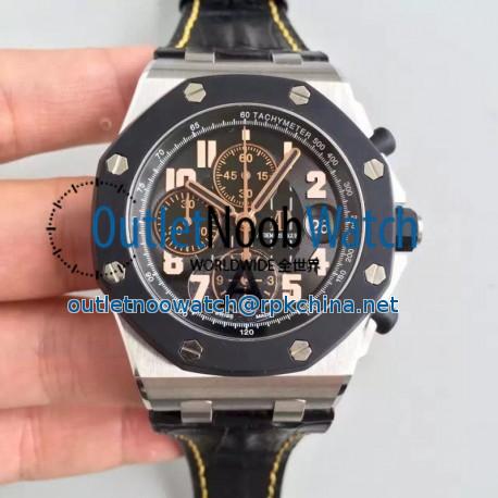 Replica Audemars Piguet Royal Oak Offshore 57Th Street 26298SK.OO.D101CR.01 JF V2 Stainless Steel Black Dial Swiss 7750