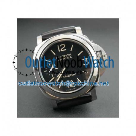 Replica Panerai Luminor Marina 福 Fu PA366 N Stainless Steel Black Dial Swiss 6497-2