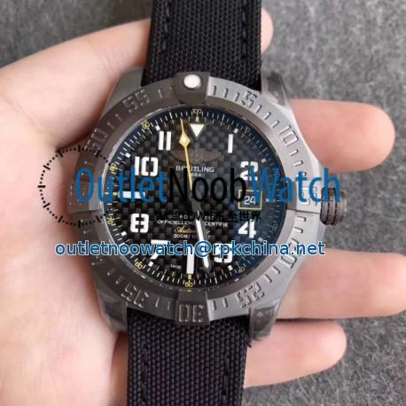 Replica Breitling Avenger Blackbird V17310 GF Titanium Black Dial Swiss 2824-2