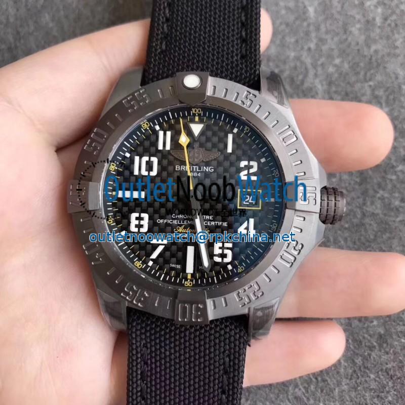 Replica Breitling Avenger Blackbird V17310 GF Titanium Black Dial Swiss 2824-2