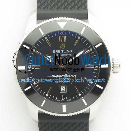 Replica Breitling Superocean Heritage II 46MM A1732024/B868-137S N Stainless Steel Black Dial Swiss 2824-2