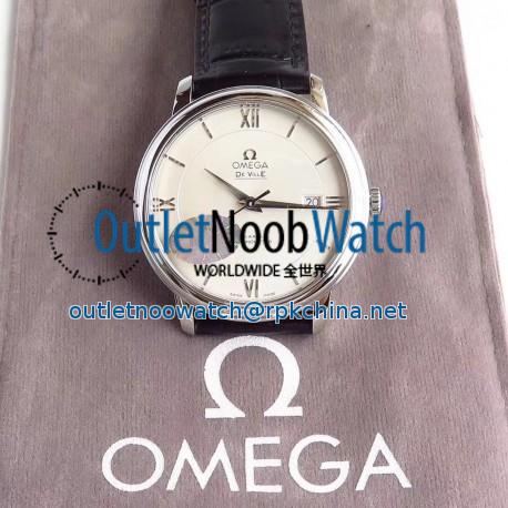 Replica Omega De Ville Prestige Co-Axial 39.5MM 424.53.40.20.04.001 MKS V4 Stainless Steel Silver Dial M9015