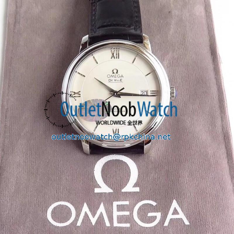 Replica Omega De Ville Prestige Co-Axial 39.5MM 424.53.40.20.04.001 MKS V4 Stainless Steel Silver Dial M9015