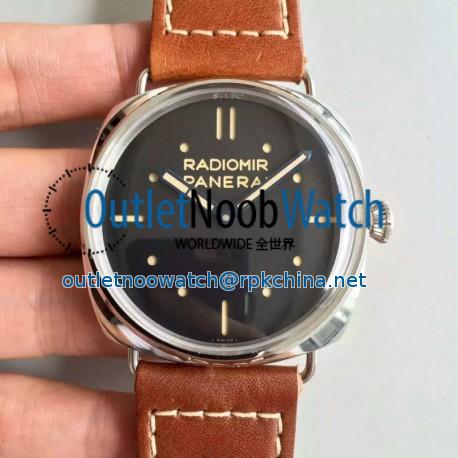 Replica Panerai Radiomir SLC 3 Days PAM449 ZF Stainless Steel Black Dial Swiss P3000