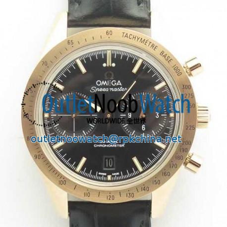 Replica Omega Speedmaster ´57 Co-Axial Chronograph 41.5MM 331.53.42.51.02.002 OM Rose Gold Black Dial Swiss 9301