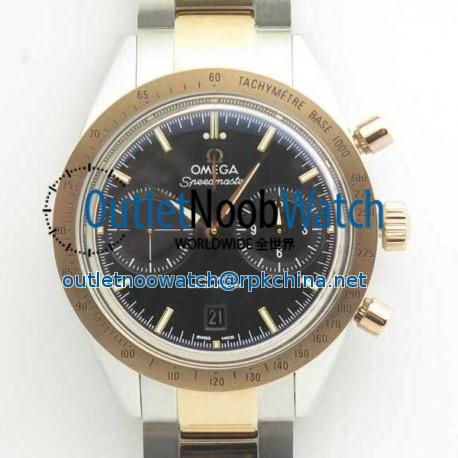 Replica Omega Speedmaster ´57 Chronograph 41.5MM 331.20.42.51.01.002 OM Stainless Steel & Rose Gold Black Dial Swiss 9301